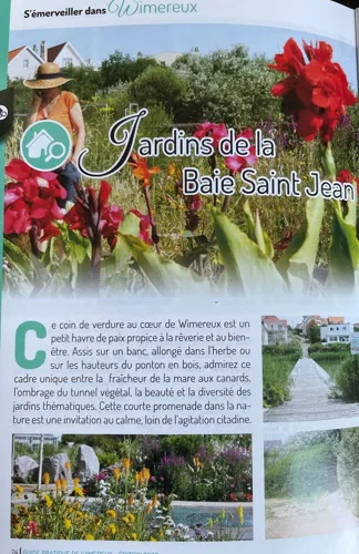 les jardins de la baie de Saint Jean - agréable endroit, proche de la digue, où il fait bon y flâner ou s'y reposer